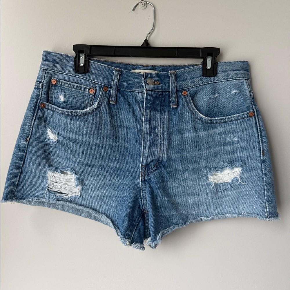 Madewell Relaxed Denim Shorts Size 28 - Picture 1 of 6